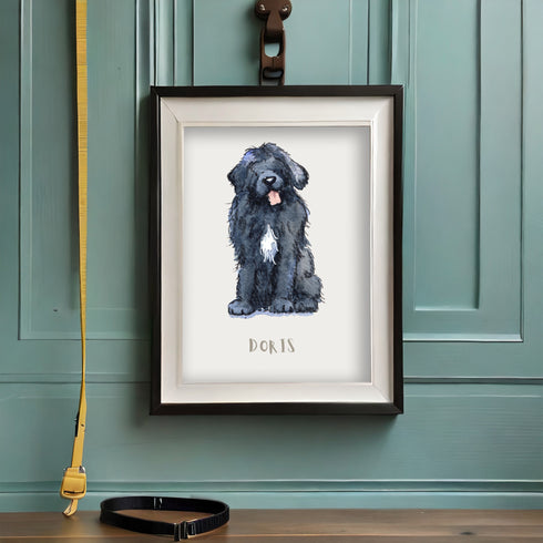 Newfoundland Personalised Dog Print